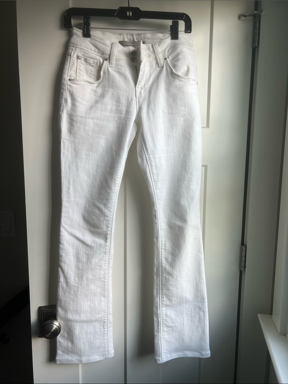 Hudson Jeans White BabyFlare Jeans